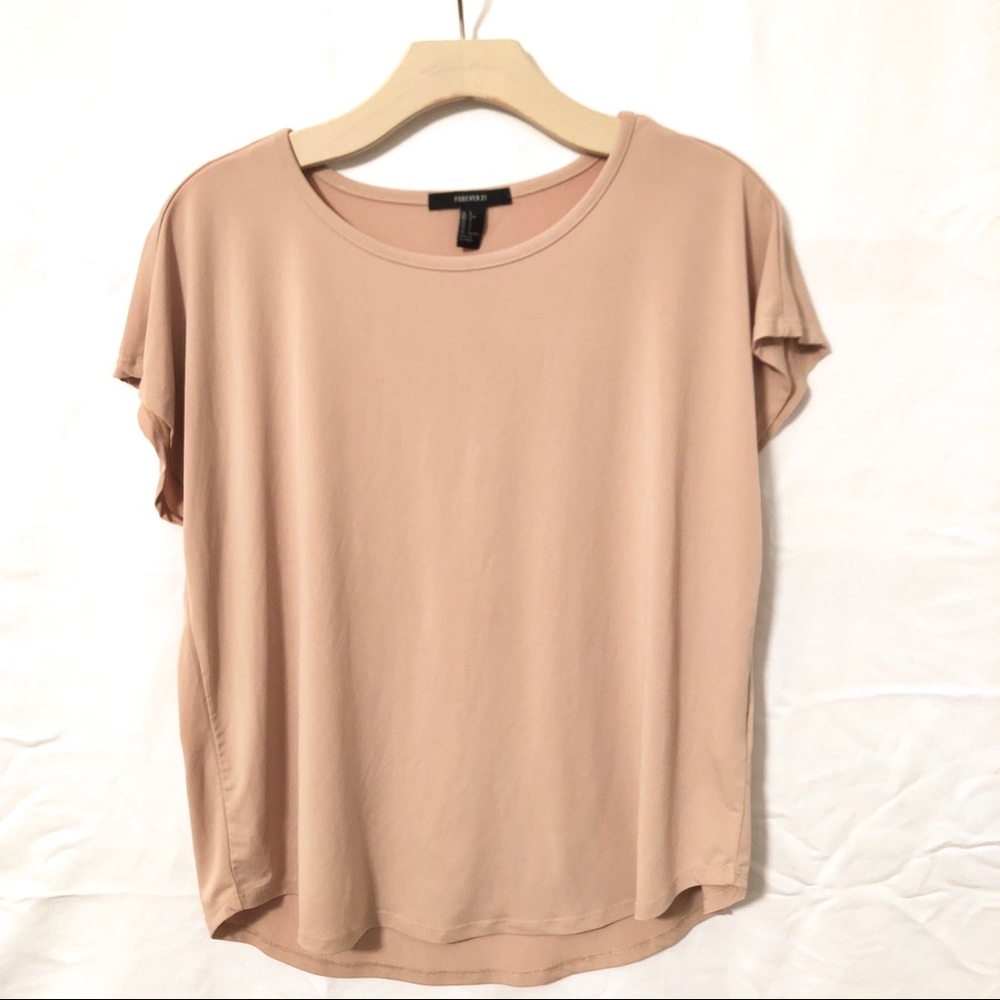 Forever 21 nude blouse